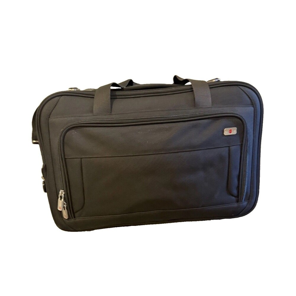 Victorinox X-Large Black Ballistic Nylon Expandable Laptop Briefcase /Backpack.